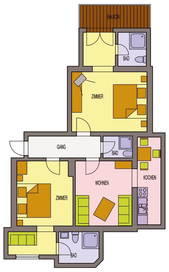 Pension Plangger Пфундс Экстерьер фото
